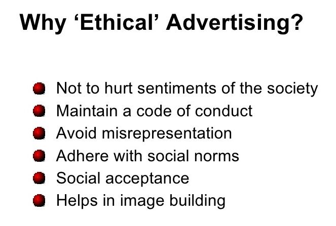 Forbidden Ethics in Advertising with Examples